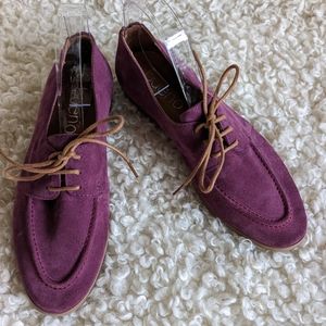 Bueno Purple Suede women's shoes size 37